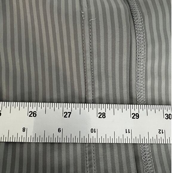 Foot Joy Shirt Mens Large Gray Striped Short Sleeve Collared Golf Polo Top - Picture 10 of 10